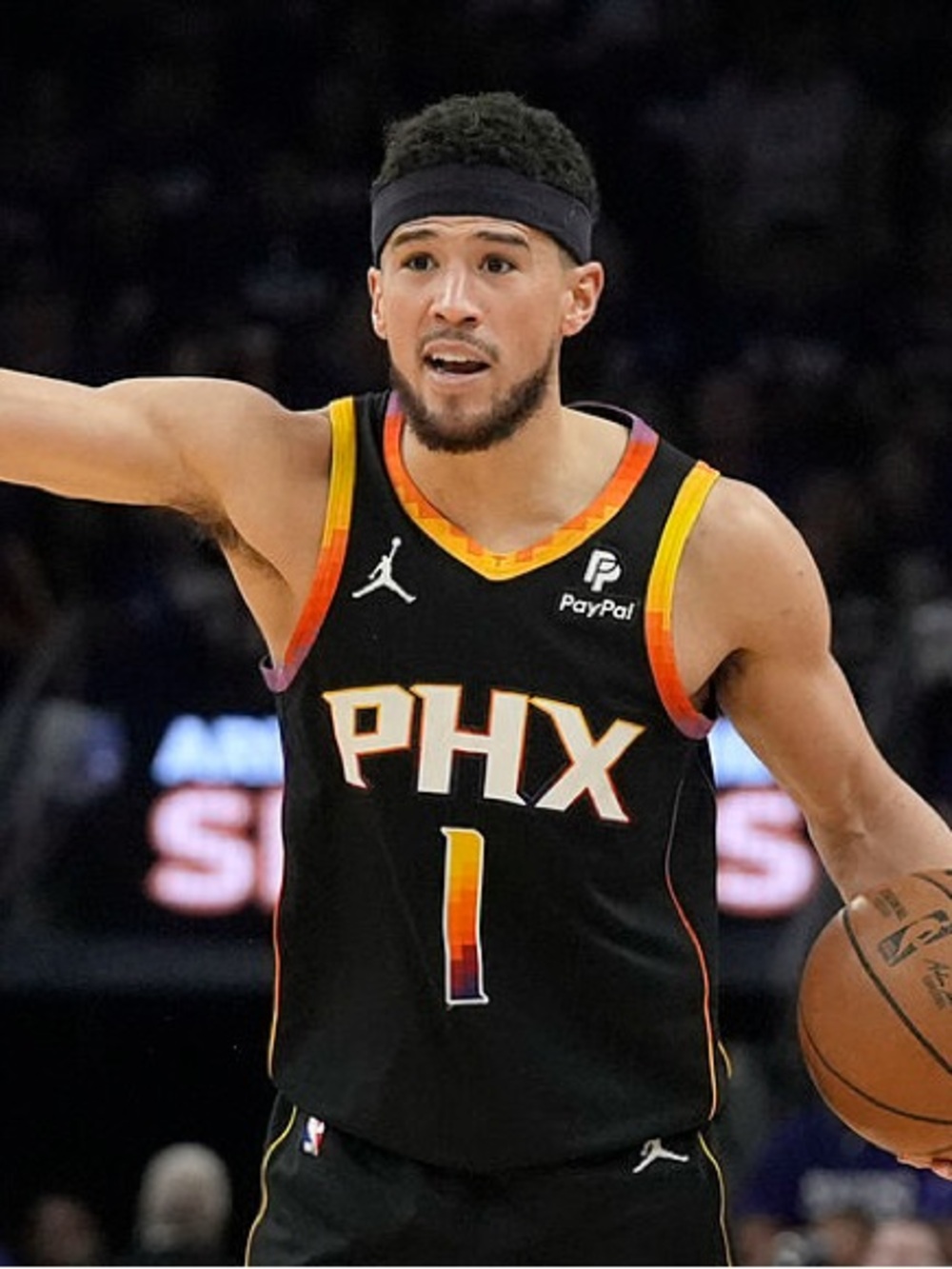 Devin Booker Phoenix Suns Jordan Authentic Jersey Black Size 52 - Picture 11 of 11
